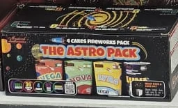 Store photograph of The Astro Pack packaging