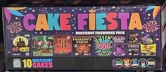 Store photograph of Cake Fiesta packaging