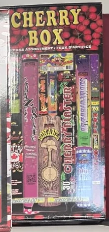 Store photograph of Cherry Box packaging