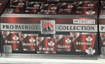 Store photograph of Pro Patriot Collection packaging