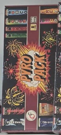 Store photograph of Pyro Pack packaging